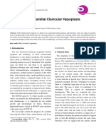 Three Cases of Familial Clavicular Hypoplasia