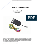 GSM GPRS GPS Tracking System User Manual: Model: TK06B