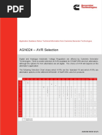 AGN024 - AVR Selection: Application Guidance Notes: Technical Information From Cummins Generator Technologies