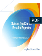 Spirent Testcenter Results Reporter