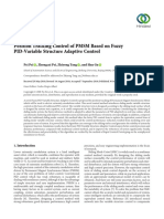 Position Tracking Control of PMSM Based On Fuzzy