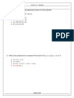 Exam II - Sample - Solution PDF