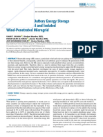 Optimal Sizing of Battery Energy Storage For Grid-Connected and Isolated Wind-Penetrated Microgrid PDF