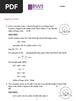 10TH Cbse - Circles