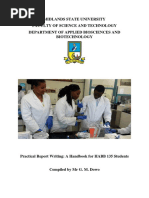 HABB 135 Lab Report Manual PDF