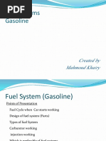 Fuel Systems Gasoline: Created by Mahmoud Khairy