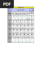 Kalender 2021