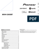 MVHS305BT Instruction Manual QRD3507A PDF