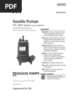 Goulds Pumps: WS - BHF Series