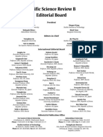 Editorial Board - 2015 - Pacific Science Review B Humanities and Social Science