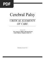 Cerebral Palsy - Critical Elements of Care 6 - 2011