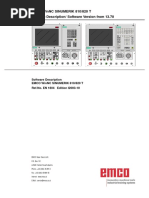 Emco Winnc Sinumerik 810 820 Turning