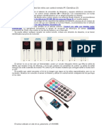 Control de Relés Con Control Remoto IR - Domótica