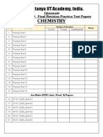 JEE-Main-2020 - Chemistry - Final Revision Practice Test Paperssssssssssssssssssssssssssssssssssssssssssssssssss