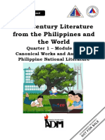 21st Century Literature From The Philippines and The World