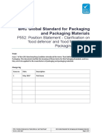 BRC Global Standard For Packaging and Packaging Materials