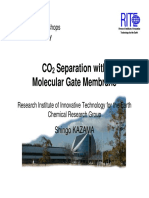 CO Separation With Molecular Gate Membrane: Shingo KAZAMA