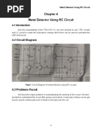 Metal Detector Using RC Circuit