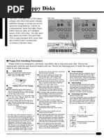 Using Floppy Disks: Floppy Disk Handling Precautions