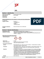 Safety Data Sheet: Powafix Spirits of Salts