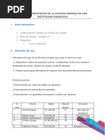 Título: Segmentacion de La Cartera Morosa en Una Institucion Financiera