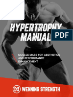 The Hypertrophy Manual by Matt Wenning