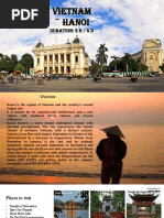 Vietnam Hanoi: Duration: 3 N / 4 D