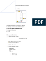 Analisis de La Performance de Los Equipos de Un Proceso Quimico