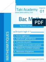 Magazine 1 Nombre Complexes Bac Maths