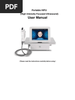 User Manual: (High Intensity Focused Ultrasound)