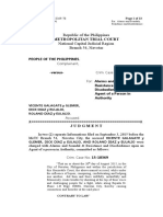 Metropolitan Trial Court: Republic of The Philippines National Capital Judicial Region Branch 54, Navotas