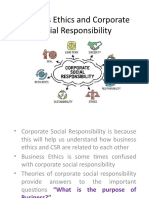 Business Ethics and Corporate Social Responsibility