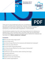 Factsheet Drug Treatments For Alzheimers Disease