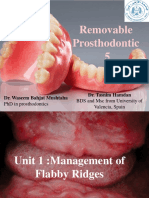 Unit 1.management of Flabby Ridge