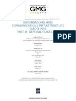 Underground Mine Communications Infrastructure III GMG UM v01 r01