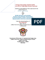 Efficient Advance Encryption Standard (AES) Implementation On FPGA Using Xilinx System Generator