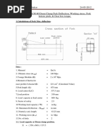 Design Document M60 Drum Clamp Fork Calculations