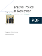 Comparative Police System Reviewer-LEA 6