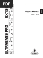 User's Manual: Version 1.1 April 2001