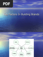 Key Factors in Building Brands