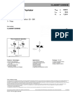 High Efficiency Thyristor: 1 Triac Three Quadrants Operation: QI - QIII