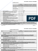 Chestionar Evaluare Conformare - OHSAS