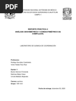 r4 - Análisis Gravimétrico y Conductimétrico de Complejos.