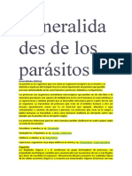 Generalidades de Los Parásitos