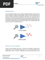 Low Noise Amplifier Basics: by V. M. García-Chocano