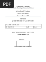 INB 372 MID Assignment Summer 2020 Answer Sheet