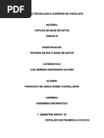 Unidad Iii Sistema de Multibase de Datos