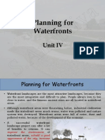 Planning For Waterfronts: Unit IV