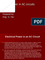 Power in AC Circuits.a