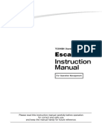 Escalator: Instruction Manual